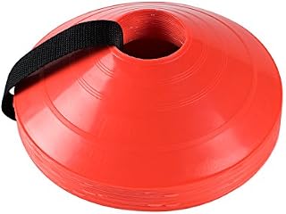 Super Z Outlet Bright Orange Round Cones Sports Equipment for Fitness Training