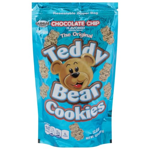 Global Brands, Teddy Bear Original Chocolate Chip Cookies, 12 Ounce