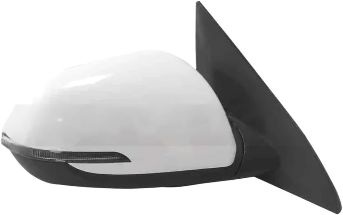 5 Wire Side Rearveiw Mirror Compatible For Kia KX3 for Seltos 2020-2022 Side Rear View Mirror Compatible For Folding(White LH) (White RH)