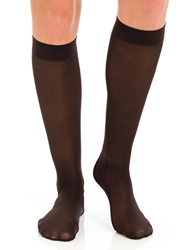 Berkshire Women's Plus Size Trend Opaque Trouser Sock-Sandalfoot 64242