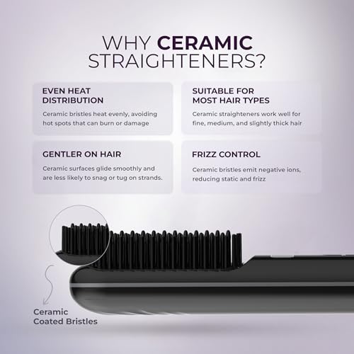 Tash Hair Glide Cordless Hair Straightening Brush 242g - Image 4