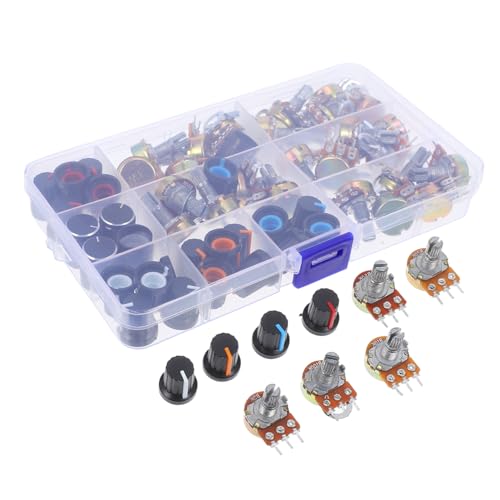 Kit potentiomètre linéaire haute précision avec boutons rotatifs pour lutherie et montages