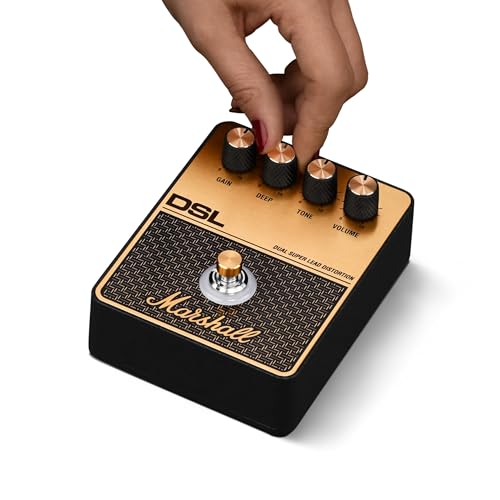 Image of Marshall DSL Overdrive /Distortion Pedal - Black and Gold