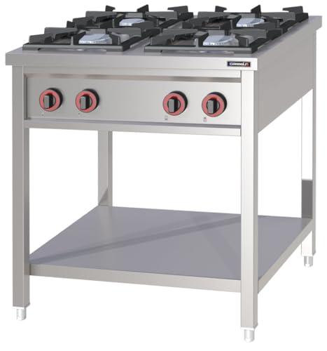 Fourneau à gaz - 4 feux - Casselin