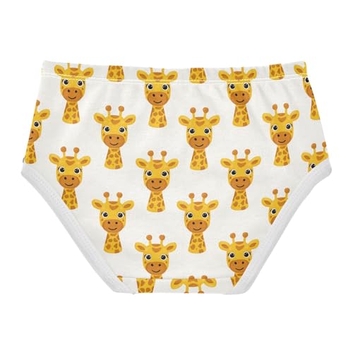 Girls Underwear Soft Cotton Giraffe Kids Panties in Sizes 2/3t, 4t, 5t, 6 and 82