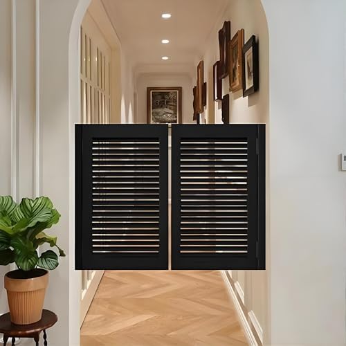 Solid Wood Dual Swing Cafe Door - Stylish, Durable Partition for Kitchens, Bars, Restaurants & Entrances - Elegant Design for Enhanced Privacy & Space Efficiency