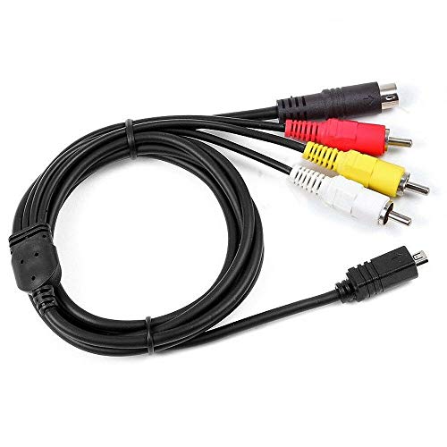 FocalTop AV A/V Audio Video TV Cable/Cord/Lead for Sony Handycam DCR-SR46/v/e DCR-SR52/e Camcorder