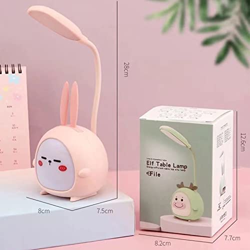 Neioaas Mini Bunny Night Light, Portable LED Table Light - Image 2