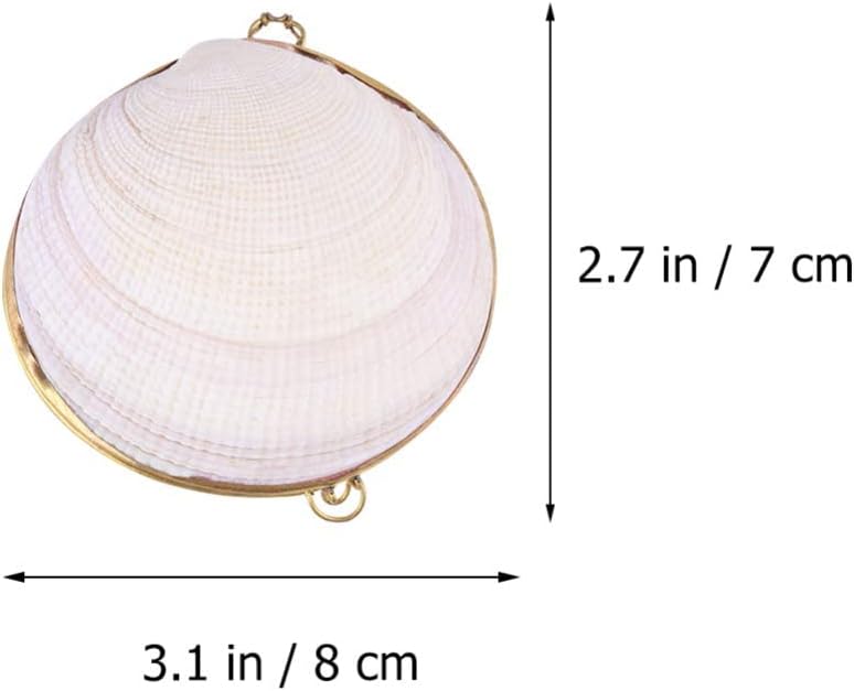 Shell Jewelry Box Shell Trinket Box Earring Necklace Ring Organizer Box for Girls Women Birthday Christamas - Image 2