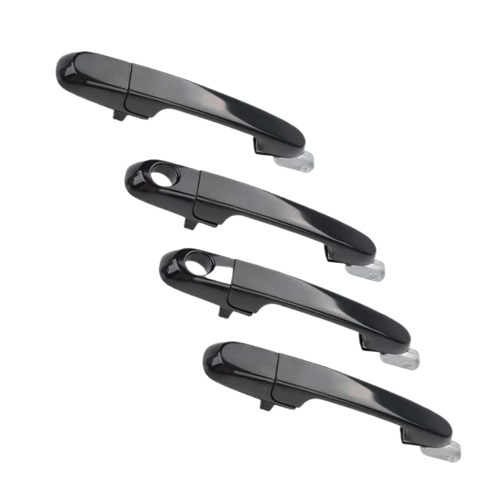 Vcfranyec Onecolor Exterior Door Handle Set 4Pcs Part Number 82650-1E050 Compatible With Hyundai Accent Attitude 2006 2007 2008 2009 2010 2011