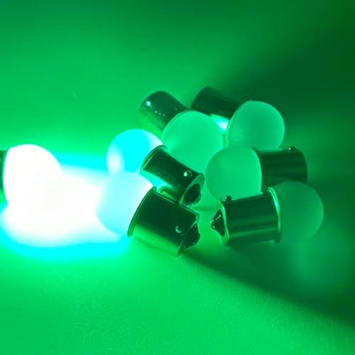 グリーン 20個セット 24V 雫バルブ トラック用 マーカー S25 シングル グリーン 緑 20個セット 24V S25シングル LED 50連 平行ピン