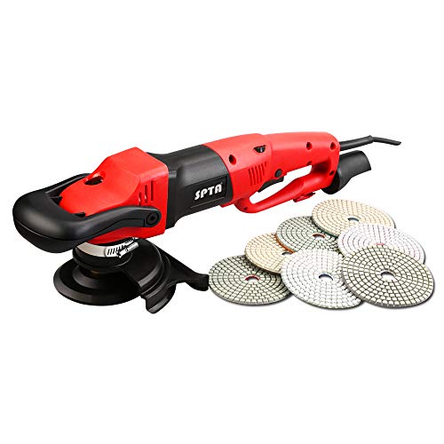 SPTA 110V 4inch (100mm) Variable Speed Wet Polisher Wet Grinder Marble Polisher