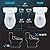 TOTO SW2033R#01 C100 Electronic Bidet Toilet Cleansing Water, Heated Seat, Deodorizer, Warm Air Dryer, and PREMIST, Round, Cotton White