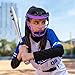 Dinictis Softball Face Mask, Lightweight, Comfortable, with Wide Field Vision, Durable and Safe Face Guards, Premium Protective Softball Fielder's Mask-Purple-Child(S)