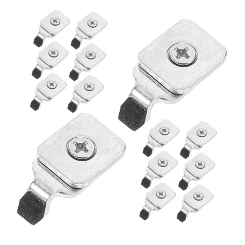 Zerodeko 20pcs Iron Curtain Track End Stoppers for Easy Installation Versatile Curtain Track Accessories for Home and Commercial Use