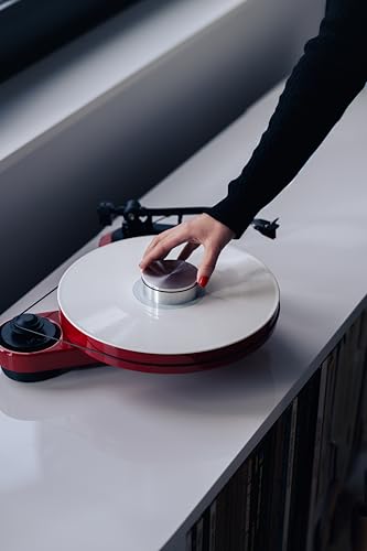 Poids de plaque Pro-Ject Record Puck S en aluminium argenté pour vinyle - 5
