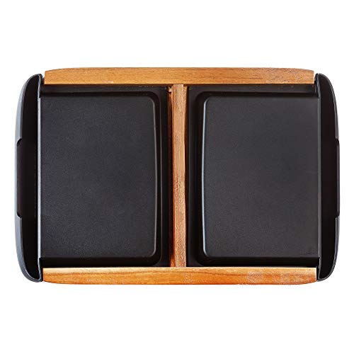 Tabla de Cortar de Madera de Acacia con Bandejas Extraíbles miniatura 6