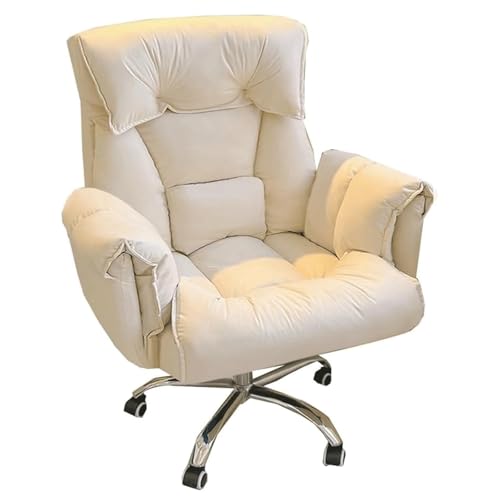 SLOKFV5 Despacho Silla de Escritorio de Oficina ergonómica con Soporte Lumbar y Brazos Silla de computadora reclinable con Respaldo Alto Silla de Trabajo ejecutiva giratoria Ajustable Ordenador
