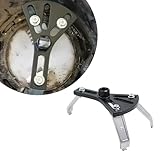 Gilovc Car Fuel Pump Removal Tool, Adjustable Fuel Pump Lock Ring Removal and Reinstall Tool, Auto Fuel Lid Tank Cover Collar Ring Spanner, Universal 4.5