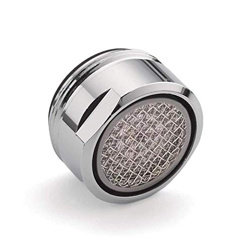 Faucet Aerator For Bathroom Sink Replacement Parts 8 Pcs With Brass Shell, 2.2 Gpm Flow Retrictor Insert Faucet Tap, 15/16-Inch Male Threads, Sprays Is Very Well, Chrome #TOP1