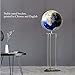 VNABO Geographic Globes Floor Standing World Globe with Metal Tripod Detailed Map Globe for Kids Adult Or Home Decor World Globes Lamp Lighting Home Décor