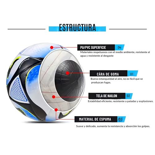 Balón de fútbol profesional número 5 19 Imagen adicional