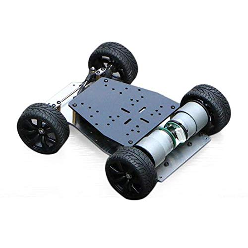 Smart Car Fai da Te per Arduino Robot Istruzione, Smart Car Encoder Telaio, in relazione alle Ruote Anteriori Sterzo, DIREZIONE Doppia Motor Drive, Elecrow