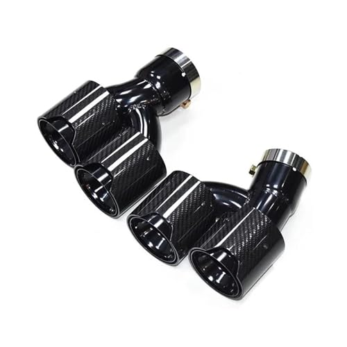 Silencieux échappement carbone BMW G30 G31 pour look quad sans soudure