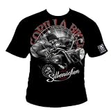 GB48 Gorilla Biker Ride to Live Herren T-Shirt Color Schwarz, Größe M