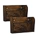 YINMIT 2 Packs Wall File Organizer-Holder, Hanging File Organizer, Wall Mounted File Holder, Wall Mount Paper Folder Rack for Office and Home
