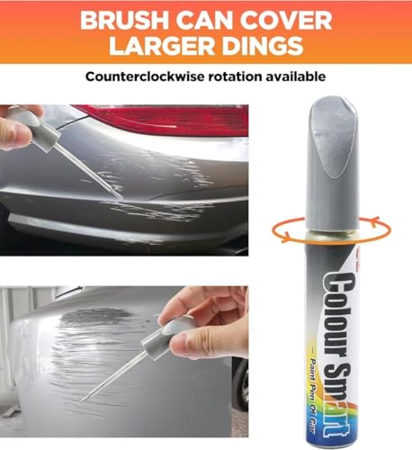 Image of Car Scratch Remover Touch Up Paint Pen Automotive Car Paint Pen 2 In 1 Car Paint Scratch Repair for Deep Scratches Special-Purpose Car Paint (Grey)