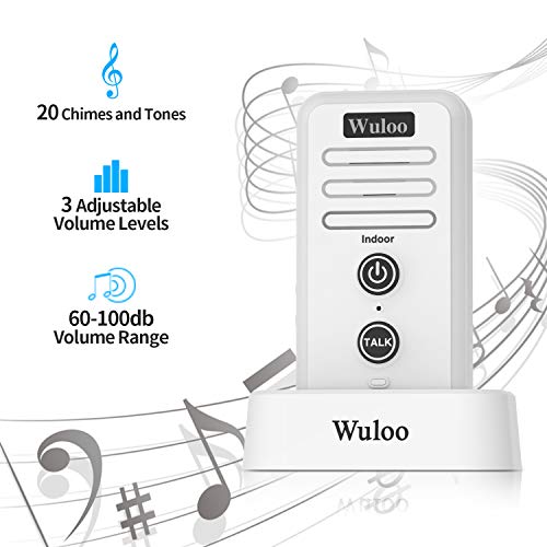 Image of Expandable for Wuloo Wireless Intercom Doorbell, an Additional Indoor Unit for Expanding Wuloo Doorbell System(Only Indoor Unit, CAN NOT Work Without Outdoor Unit)