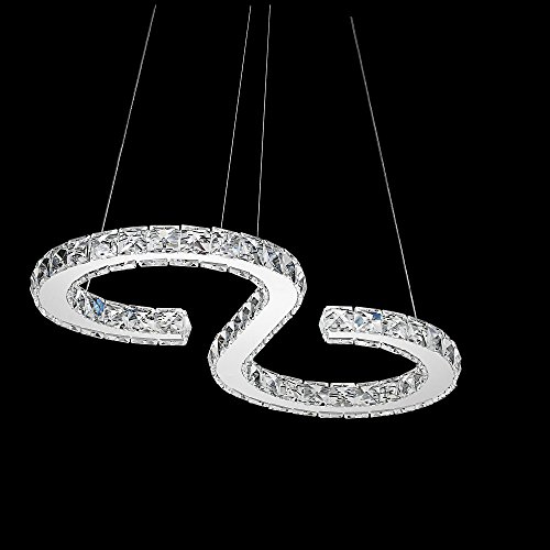 SAILUN 32W LED Bianco Freddo Cristallo Plafoniera