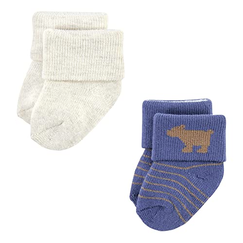 Image of Hudson Baby Baby 8-pack Cotton Rich Newborn and Terry Socks