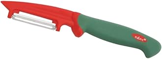 GlareStainless Steel Fruit Peeling Knife, Green, Red