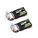 Produktbild OVONIC Lipo RC Akku 2pcs 7.4V 450mAh 50C 2S mit JST-Stecker für Emax Babyhawk Doinker Moskito Mico RC Heli 250 Hubschrauber Kleines Flugzeug Micro FPV Racing Drohne Quadcopter