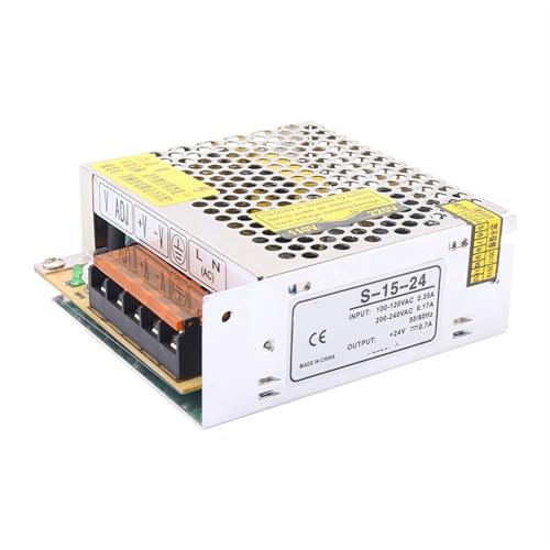 Alimentation à découpage S-15-24 avec tension régulée anti-surchauffe pour routeur