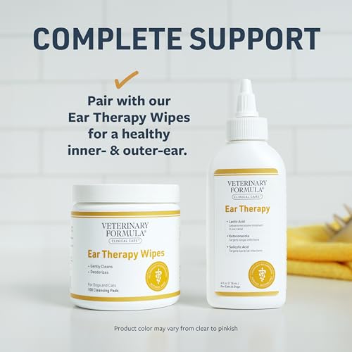 image for Veterinary Formula Clinical Care Ear Therapy, 4 oz. – Cat and Dog Ea