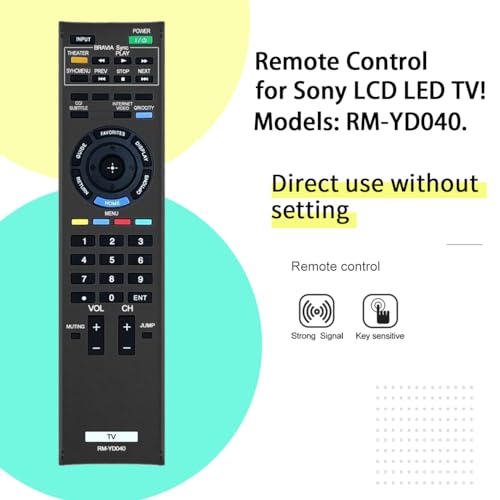 Télécommande Sony RM-YD040 à infrarouge large spectre pour KDL40HX800 - 3