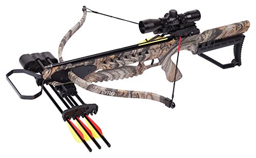 CenterPoint Tyro 4X Recurve Crossbow Package With 4x32mm Scope, Camo