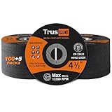 Truswe Cut Off Wheels 4 1/2 Inch - 105 Pack Cut Off Wheels Metal and Stainless Steel Cutting Wheel for Angle Grinder Ultra Thin Cut-Off Wheel Cutting Disc