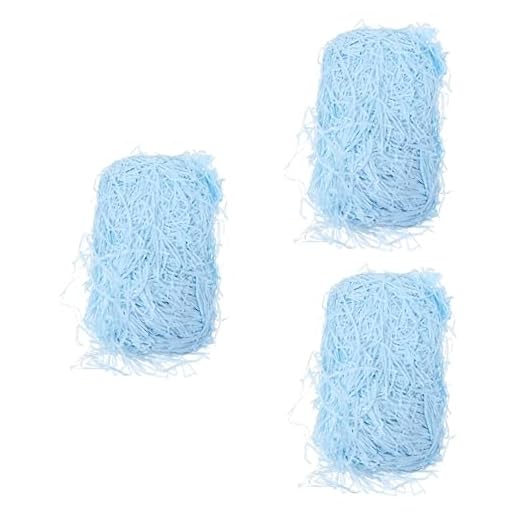 NIYANGLE Caja De 3 Paquetes Rafia Triturada Papel De Relleno Papel Kraft Arrugado Relleno Para Envolver Regalos Relleno De Envoltorio De Regalo Pañuelo De Papel Decorar Caja De Cartón