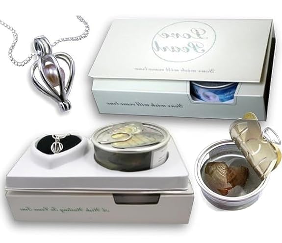 YBN Wish Pearl In Oyster Pendant Necklace Set - Image 2