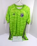 2019 San Jose Earthquakes Daniel Vega #17 Game Used Signed Jersey L - Autographed Soccer Jerseys