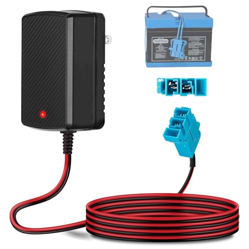 12V Battery Charger for Peg-Perego Johns Deere Ground Force Tractor Gators XUV Polaris Outlaw Citrus RZR 900 Powered 12 Volt Charger for Kids Ride On Electric Car Toys