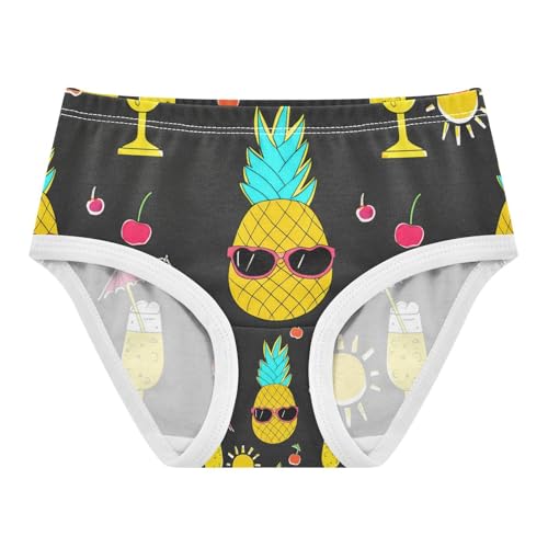Colorful Pineapples Sunglasses Toddler Girls's Underwear 2T 202c1240