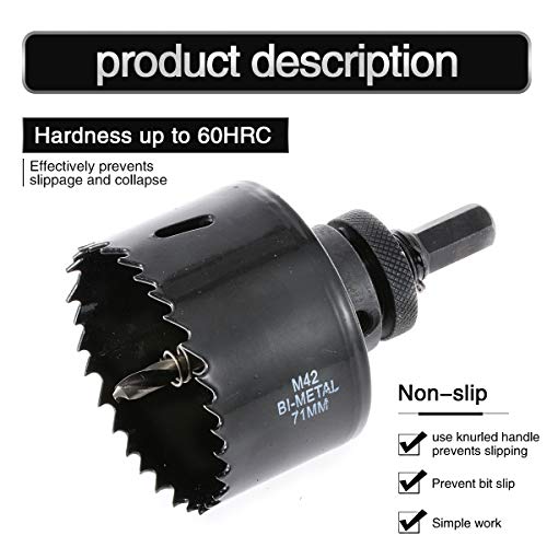 HOHXEN 71mm HSS Seghe a Tazza ad alta velocità per...