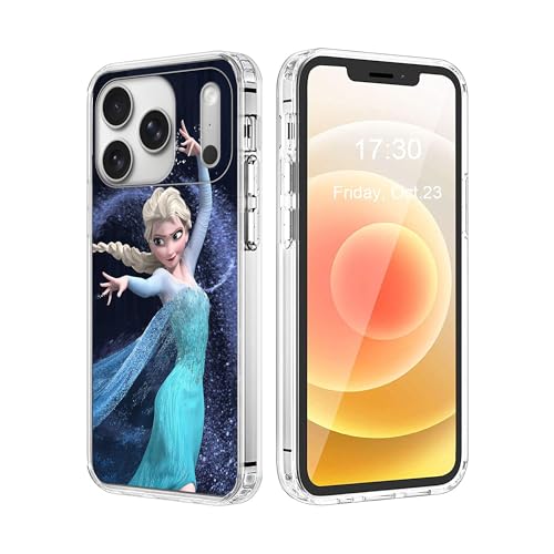 AYIBUDAYE Compatible for iPhone 17 Pro Max Case, Slim Soft TPU Shockproof Protection Clear Case(Cute-Frozen-Magic-2)
