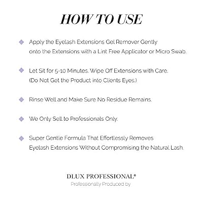 Eyelash Extensions Gel Glue Remover - 15ml, Clear Natural Pigment, Professional Korean Eyelashes Extensions Adhesive Remover Gel Type, Fast Dissolution, Eyelash Extension Supplies (GEL REMOVER)