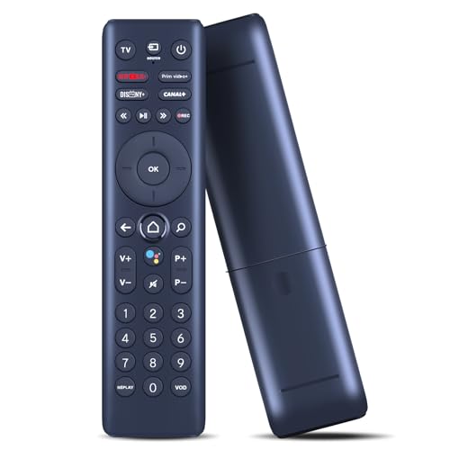WKOLF T4HIU2210/37KA Télécommande de Remplacement pour SFR Connect TV V3 T4HIU2210/37KA, Streamer GEN8 Hot, tech4home